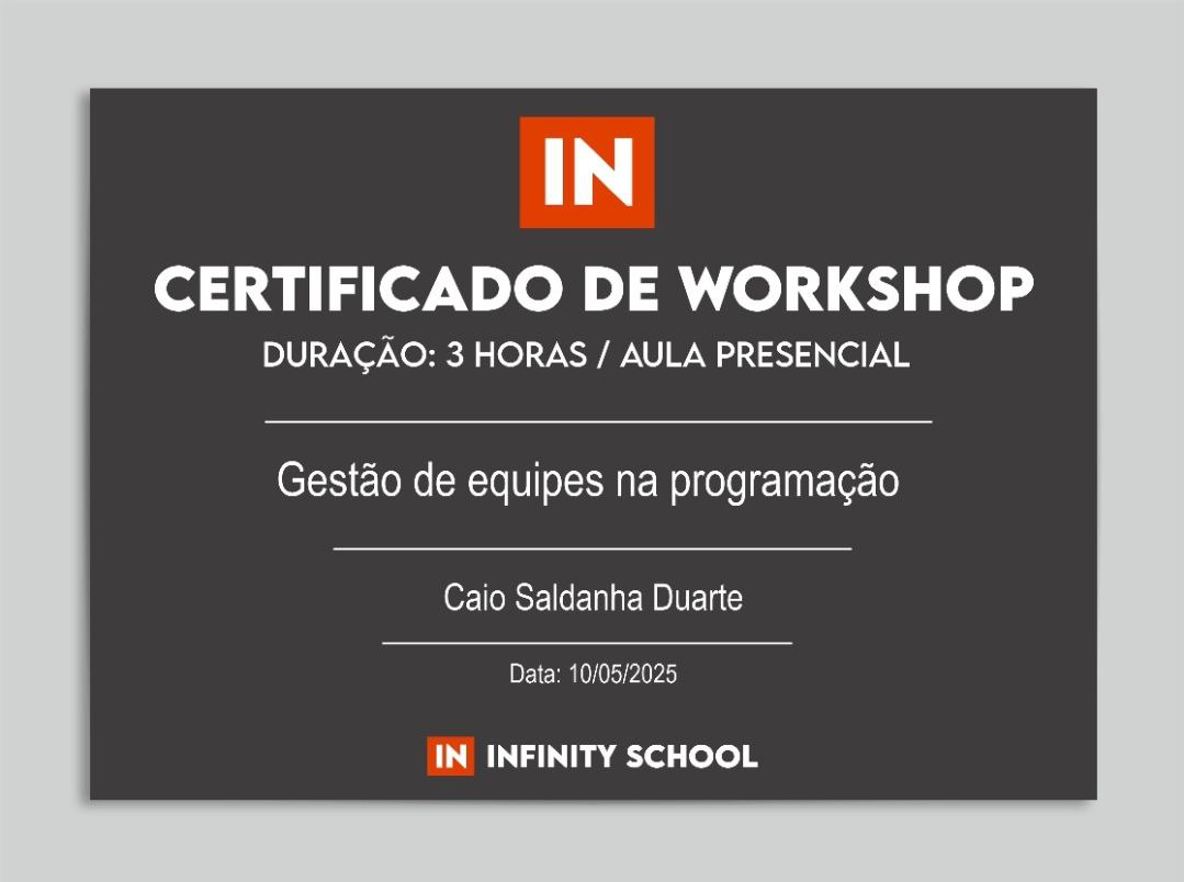 Workshop Trabalho em Equipe